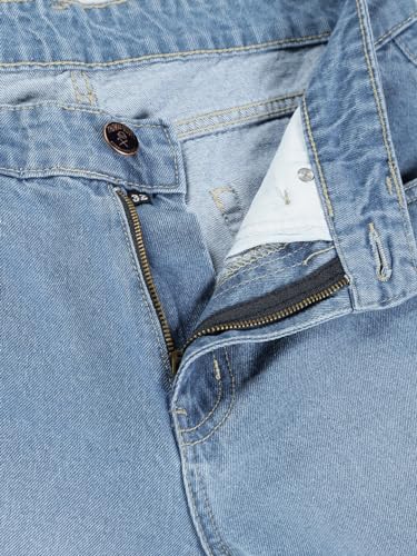 Image of Thomas Scott Men's Mid Rise Relaxed Jeans (Tsj072-80 Mid Blue3