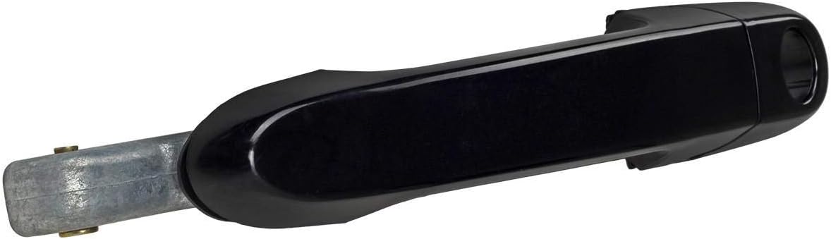 AUTEX 80700 Black Exterior Front Left Door Handle Driver Side Compatible with Accent 2006 2007 2008 2009 2010 2011 Door Handle