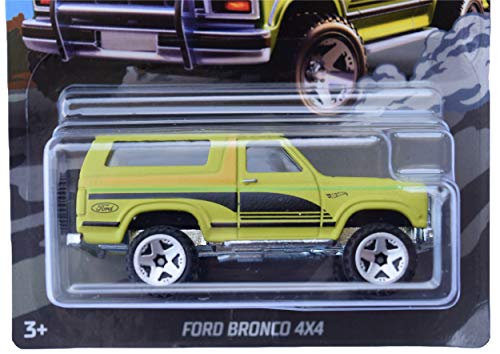 Hot Wheels Ford Bronco 4x4 4/8 Escala 1:64 Verde miniatura 2