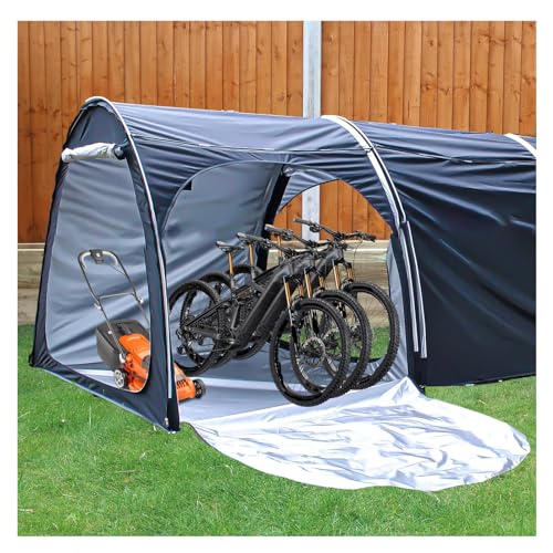 ZYHNNKL Los cobertizos de Almacenamiento se Pueden empalmar para Almacenamiento de Bicicletas al Aire Libre para Muebles de Patio, Bicicletas, Motocicletas, cobertizos de Almacenamiento, Negro