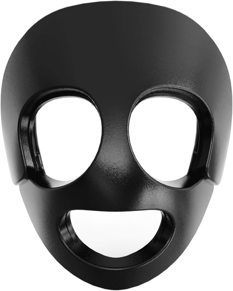 GCA Wrestling Face Guard 2.0 Attatches to Headgear | Universal Fit Black Ear Guard Head Gear Nose BJJ High School College