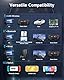 EasySMX X10 PC Controller mit Hall Triggers und Joysticks, Bluetooth Wireless Controller mit mechanischen Tasten, kein Drift&Dead Zones, Kompatibel mit PC/Switch/Steam-Grau