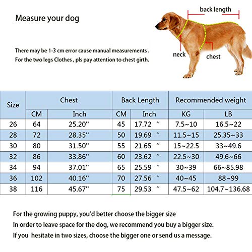 Miaododo Large Dog Down Jacket Hoodie Coat Winter Waterproof,Reflective Warm Dog Clothes Clothing Thick Padded For Medium Big Dogs, With Real Pocket (34(Chest 37''), Armygreen) #TOP3