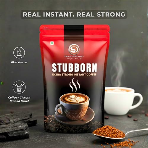 Image of STUBBORN by Swada Originals | Extra Strong Instant Coffee | Deep, Bold & Uncompromising | First Try Pack | 75g