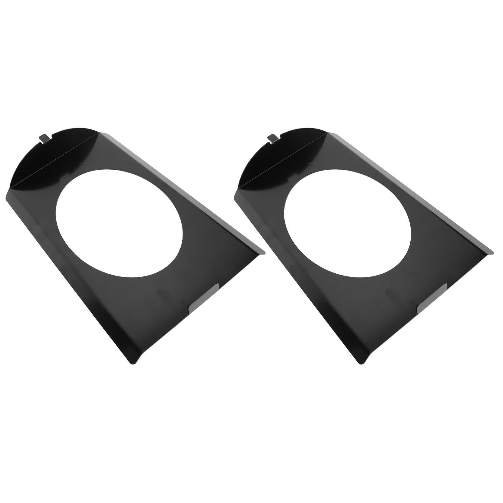Staffe per altoparlanti posteriori in acciaio da 15,2 x 22,9 cm, per C10 1973-1987, resistenti supporti per altoparlanti neri per un'installazione