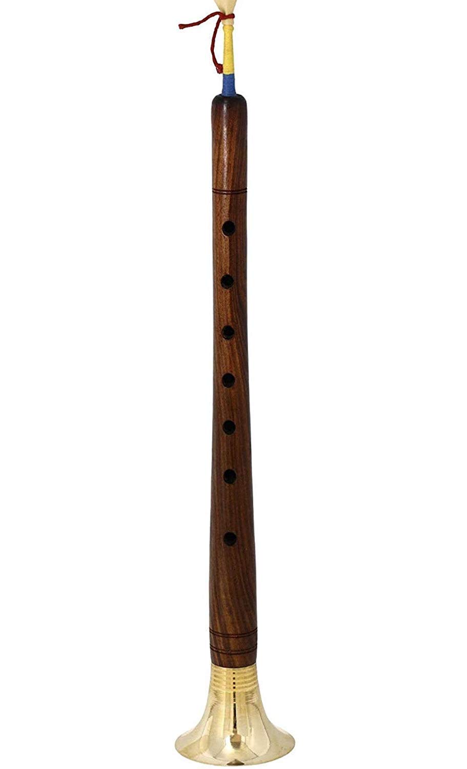 sai Musical Super Band Handmade Pure sheesham shehnai with Brass Shell-image-25