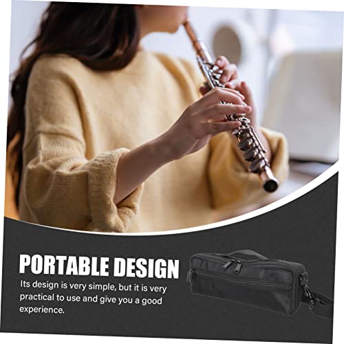 image for WHAMVOX Piccolo Bag Canvas Tote Bags Flute Case Cover Piccolo Gigbag F