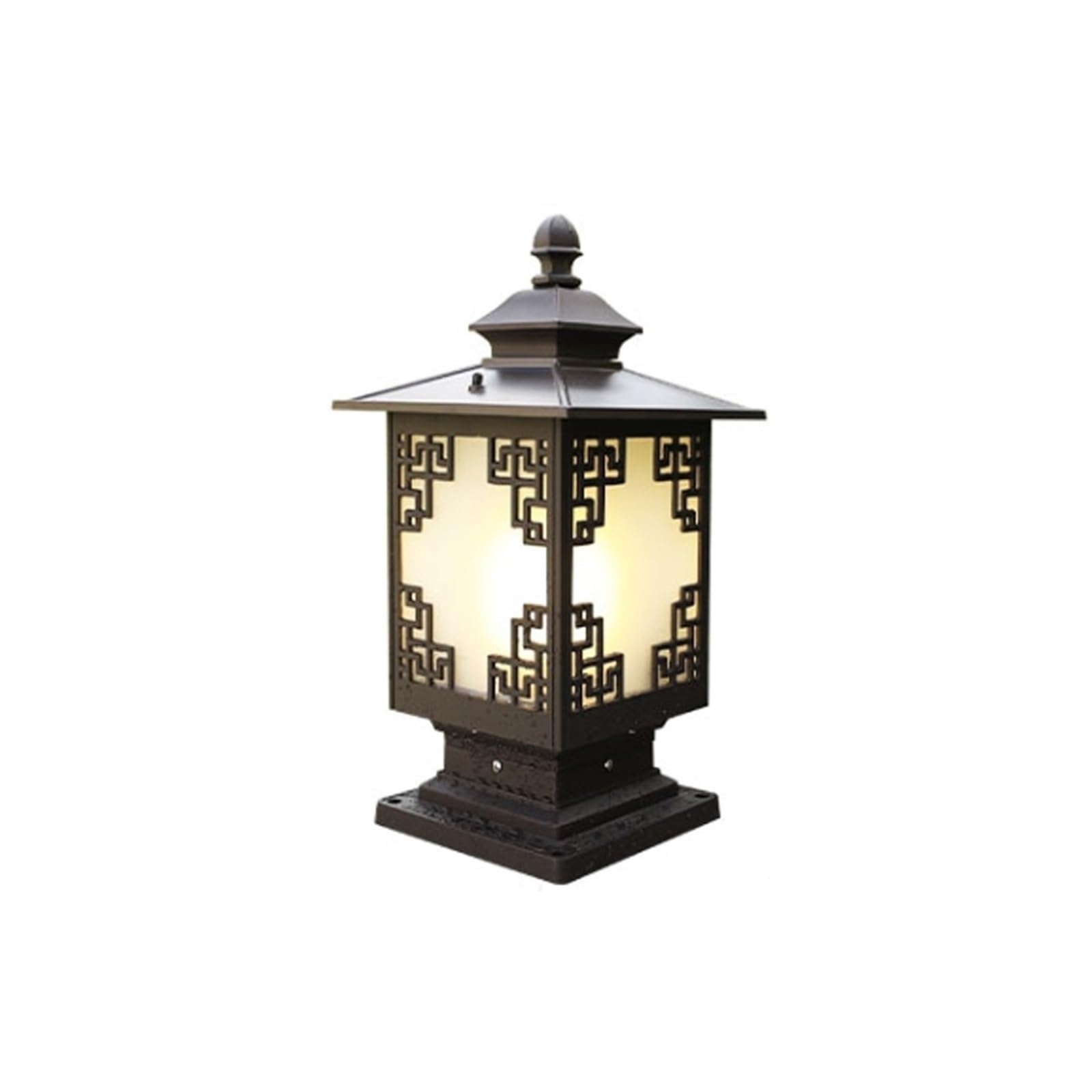 TRDEWR Outdoor Garden Fence Park Pillar Light Landscape Villa Column Lamps Patio Pathway Lawn Post Efficiently Utilize Sunlight