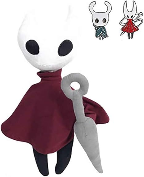 Amazon Com Hollow Knight Plush And Hornet Pins Cosplay Costume Pillow Toys Games
