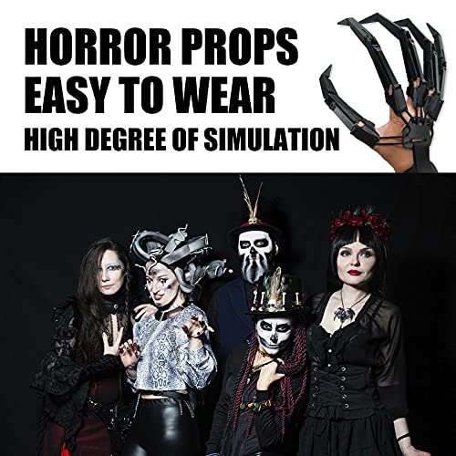 Yusat Halloween Joint Finger, Flexible Joint Finger Extensions, Portable Scary Skeleton Bone Finger - Image 4