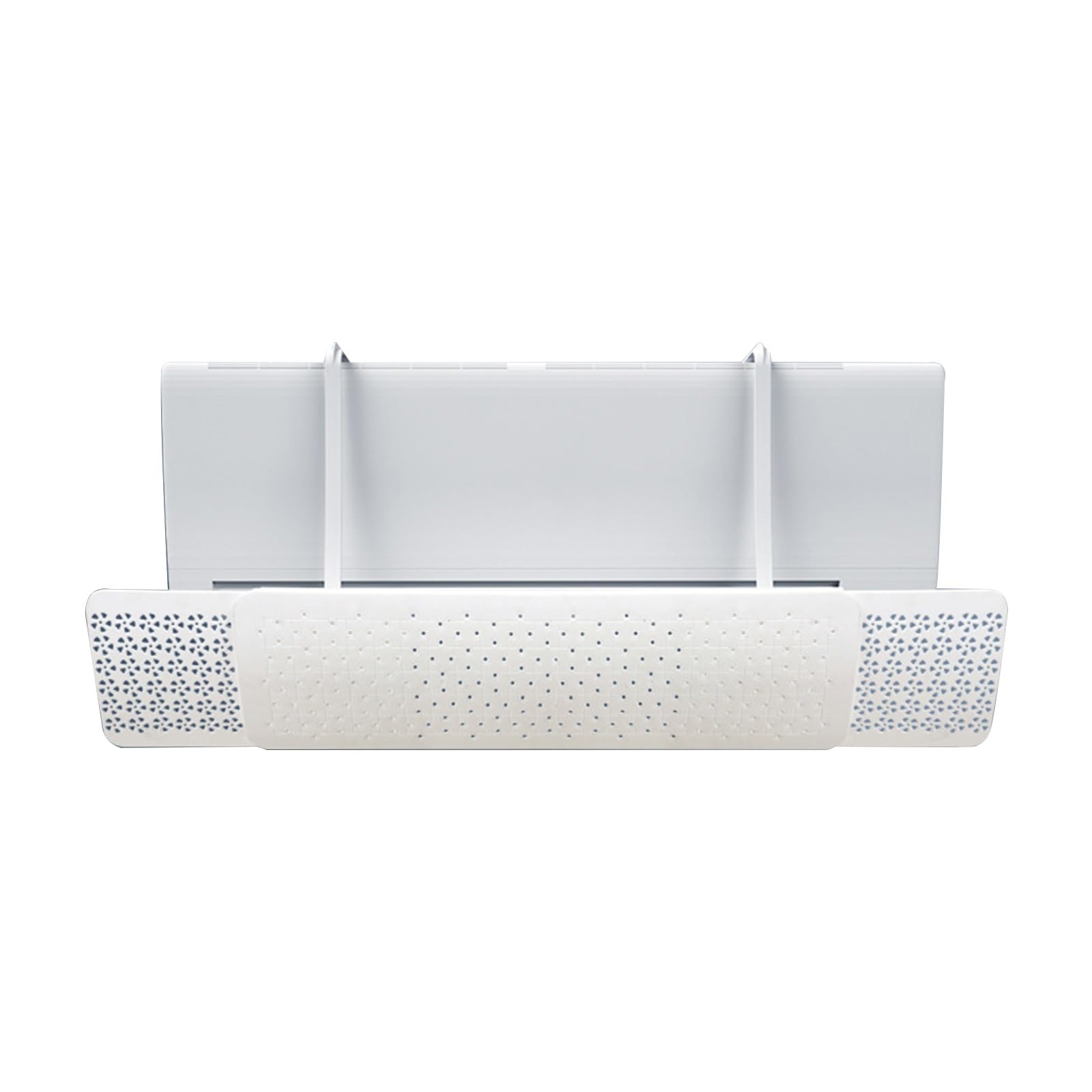 YGER JZGB Air Conditioner Vent Deflector, Air Conditioner Diverter, Retractable Design, 180° Adjustable, ABS Material, for Wall Mounted AC