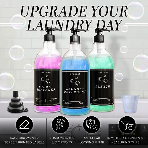 S&L Home Liquid Laundry Detergent Dispenser 64 Oz Plastic Laundry