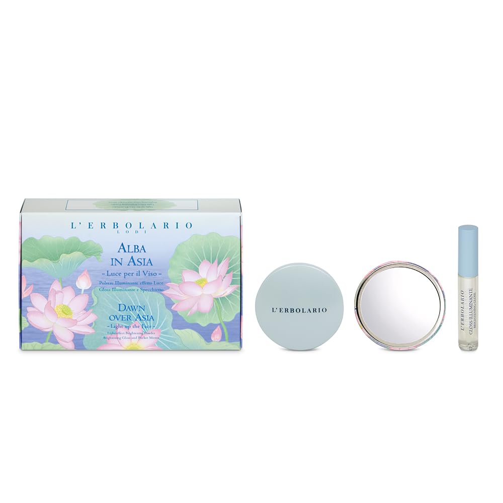 L'Erbolario Alba in Asia Kit Polvere Illuminante Effetto Luce Gloss Illuminante 1 pz