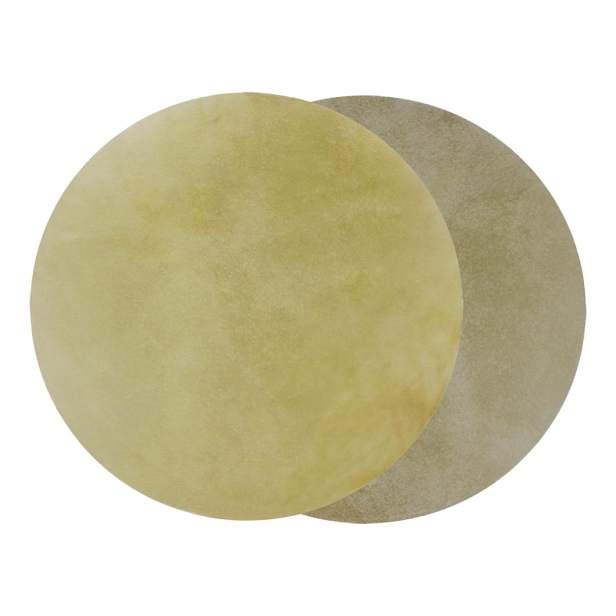 FUNOMOCYA 2pcs Djembe Drum Skin Bass Accessories Drum Replacement Skin Leather Drum Cover Drum Skins Buffalo Leather Drum Skin Durable Drum Head Buffalo Leather African Drum Covers Household