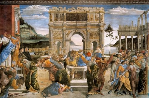 Peinture Poster Impression pour salon chic : le châtiment de Koré Botticelli