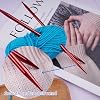 WAZAIGUR 50pcs Aluminum Double Pointed Knitting Needles Set - 7.9 Inch 10 Sizes Knitting Needles 2.5mm-6mm