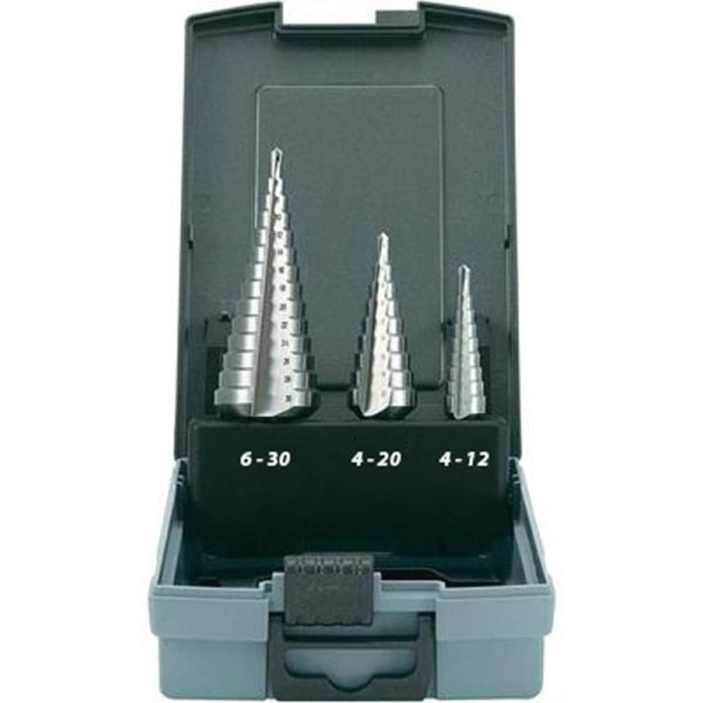 Craft-Pro By Presto 9S120SET1 High Speed Steel Step Drill Set, 4.00mm-30.00mm Diameter, 3 Pieces