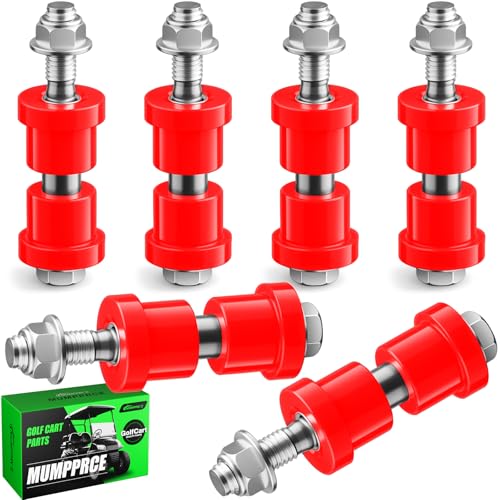 EZGO TXT Spring Bushing Kit With Screw Nuts, Golf Cart Rear Leaf Spring Polyurethane Bushing and Sleeves for EZGO TXT/Medalist (1994-up) & Club Car DS (1981-up), OEM# 70289-G02 70291-G01 14158-G1