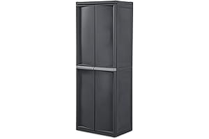 Space-Maximizing Sterilite 4-Shelf Utility Closet