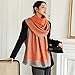 Astemdhj Bufandas para Mujer Invierno Bufanda Cálida De Invierno para Mujer, Chales De Puntos, Manta Gruesa para Mujer, Taburetes Suaves, Pañuelo De Lujo, Fular, Talla Única 1