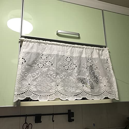Rideaux brodés en coton de haute qualité pour finitions soignées