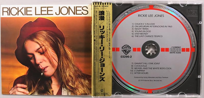 リッキー・リー・ジョーンズ[浪漫] リッキー・リー・ジョーンズ（Rickie Lee Jones）/ 浪漫 (LP
