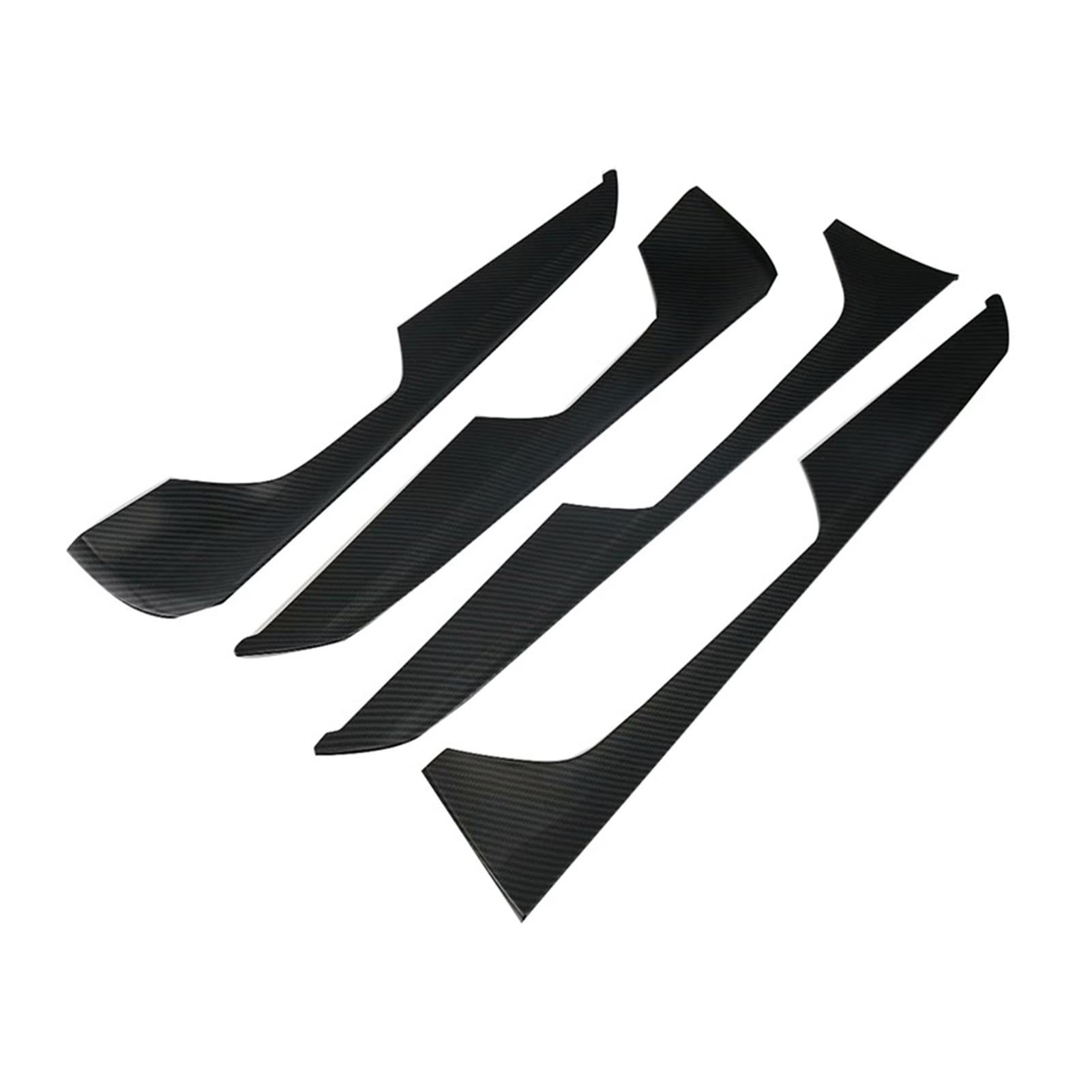 Zynther One Color Inside Door Latch Handle Car Inner Door Panel Handle Carbon Fiber Trim Decals Automobile Interior Accessories A6 C8 4K 2019-2021