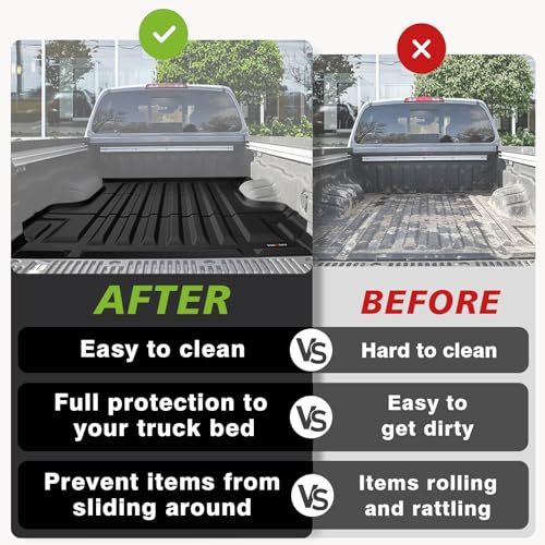 Image of TripleAliners 6FT Truck Bed Mat for 2022-2025 2026 Nissan Frontier