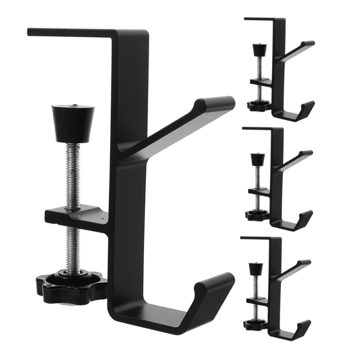 STOBAZA Garland Stocking Hangers for Mantle No Drill 4pc Heavy Duty Metal Easy Install Christmas Decor Hooks