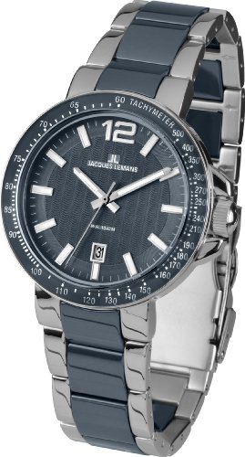 Preisvergleich Produktbild Jacques Lemans Unisex-Armbanduhr Milano Analog Keramik 1-1711D