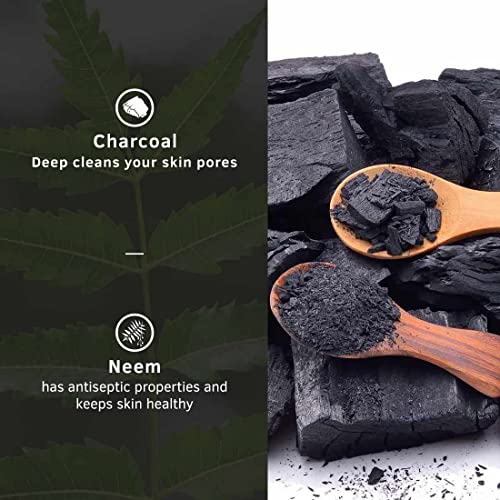 Ustraa Face Wash Acne Control - With Neem & Charcoal Face Wash - 200g - Oil Control, Prevents Acne, Especially for Oily Skin, No Sulphate, No Paraben - Image 4