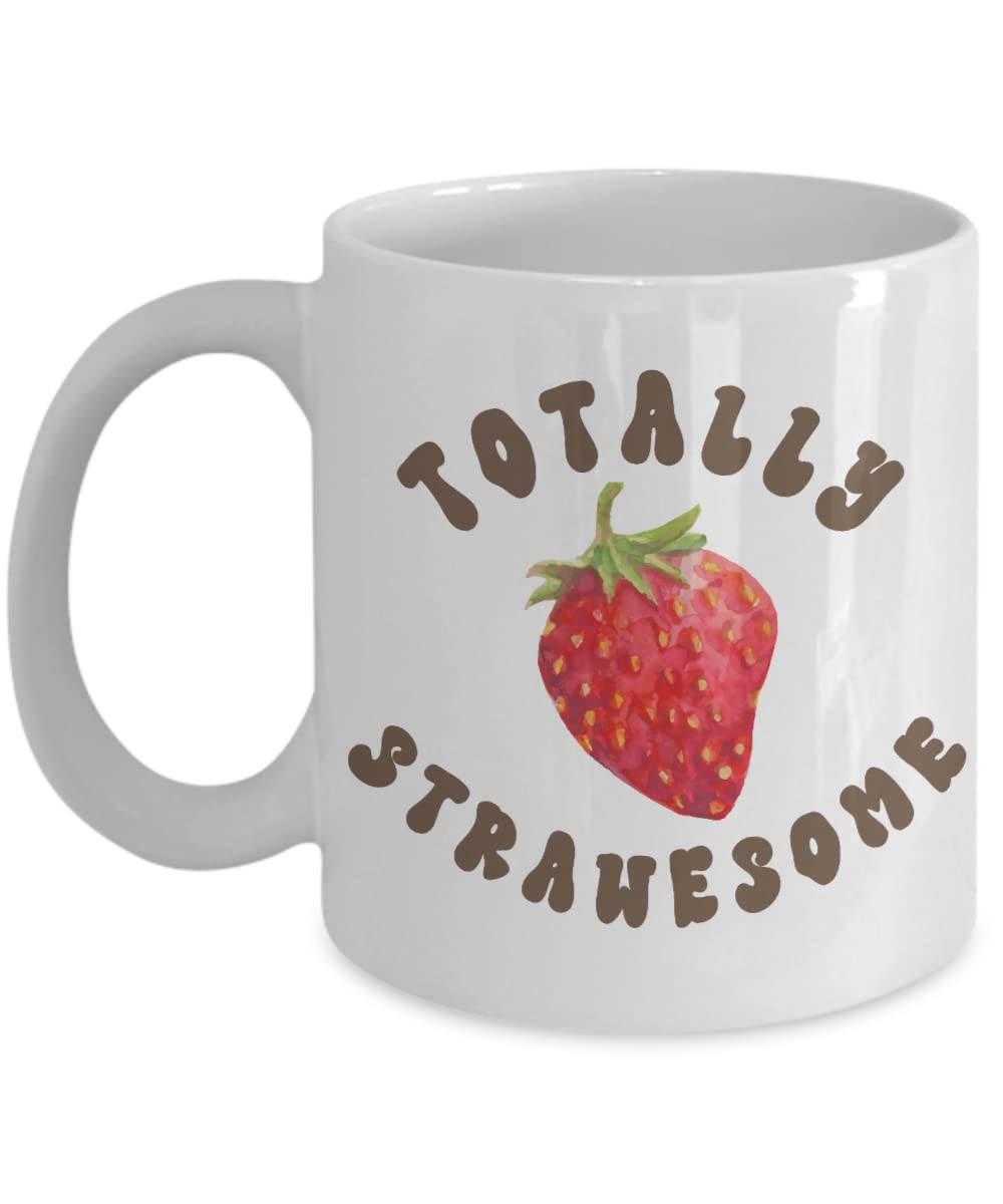 Strawberry Mug, Strawberries Mug, Berry Mug, Strawesome Mug, Strawberry Cup