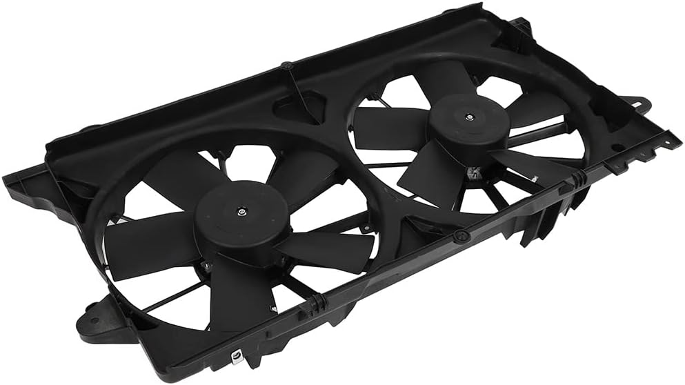 ANAPRT 620-422 623620 Dual Radiator Condenser Cooling Fan Fit for 2010-2017 for Ford Expedition 2010-2014 for Ford for F-150 2010-2017 for Lincoln Navigator