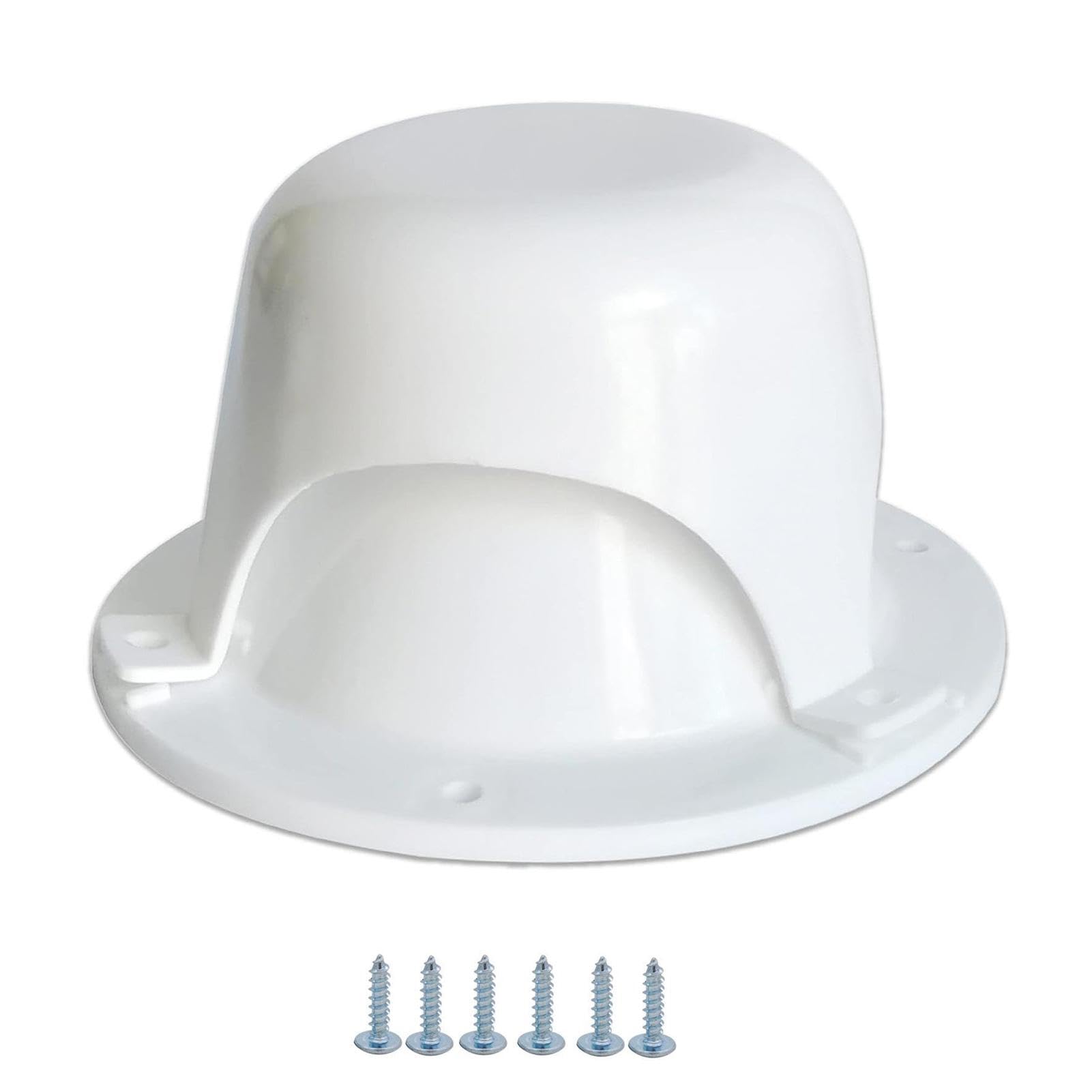 Tapa de ventilación de techo para caravana, cubierta de ventilación de alcantarillado ajustable de repuesto para remolques de RV, tapa de techo blanca para mejorar el flujo de aire y control de