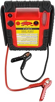 Vitaly 4-In-1 Heavy Duty Jump Starter 900 AMP With LED Light