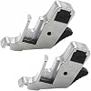 2Pcs Snap On Low Shank Adapter Presser Foot Holder, Presser Foot Holder for Sewing Machines