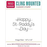 Red Whipper Snapper Designs JR938 St. Paddy\'s Cling Stamp, 2.5 by 3.5, Red by Whipper Snapper Designs