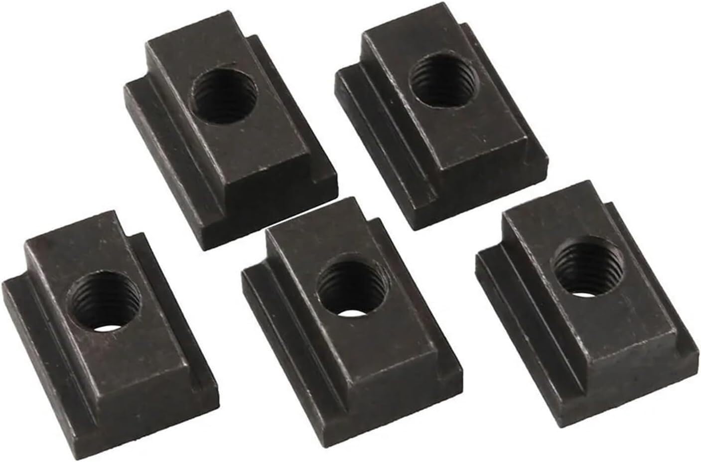 5/10Pcs M6/M8/M10/M12/M14/M16/M18/M20/M24/M27/M30/M36 T-Nuts 10.9 Carbon Steel T-Slot Nut Tapped Through Slot T-Nuts Furniture Fittings(M14,10PCS)