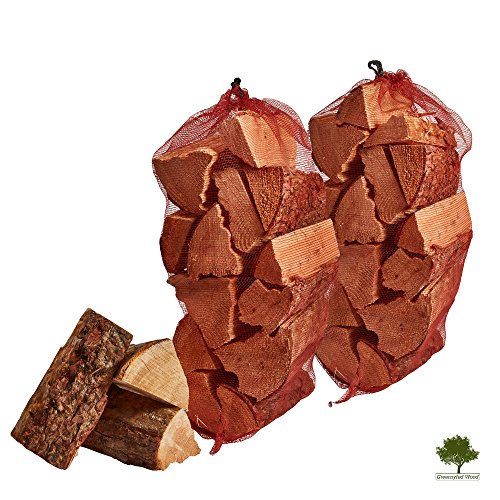 Softwood Firewood Logs 15kg Net of Kiln Dried Chunky Logs - Jumbo 60 Litre Net, 25cm Long. Soft Wood for Wood Burners, Stoves, Log Burners - 50% More Logs Than Hardwood for Same Price. Fast Delivery