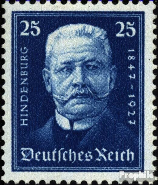 Sello Imperio Alemán 405 MNH 1927 Hindenburg de Prophila para coleccionistas