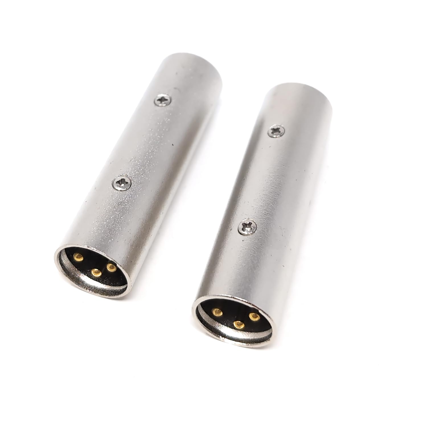 mCore XLR Male to Male Adapter, 3-Pin XLR Male to Male Connector with Gold-Plated Contacts for Microphones Mixers - Image 2