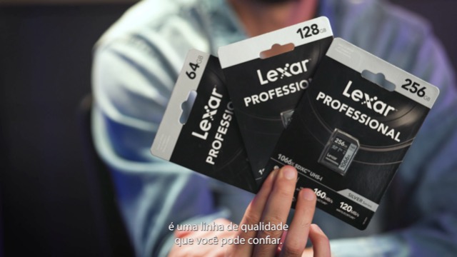 Lexar Cartão SD profissional 1066x de 256 GB, UHS-I, C10, U3, V30