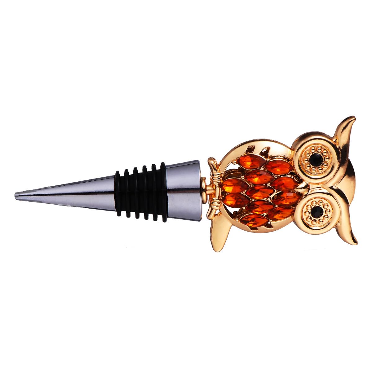 Bouchon de vin en alliage hibou pour embellir les tables de restaurant