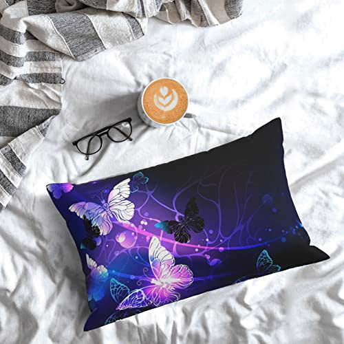 Art Butterfly Pillow Case Queen Size - Soft Pillowcase 20X30 Inch Durable Easy Care Decorative Bed Pillow Protectors Covers For Skin And Hair #TOP6