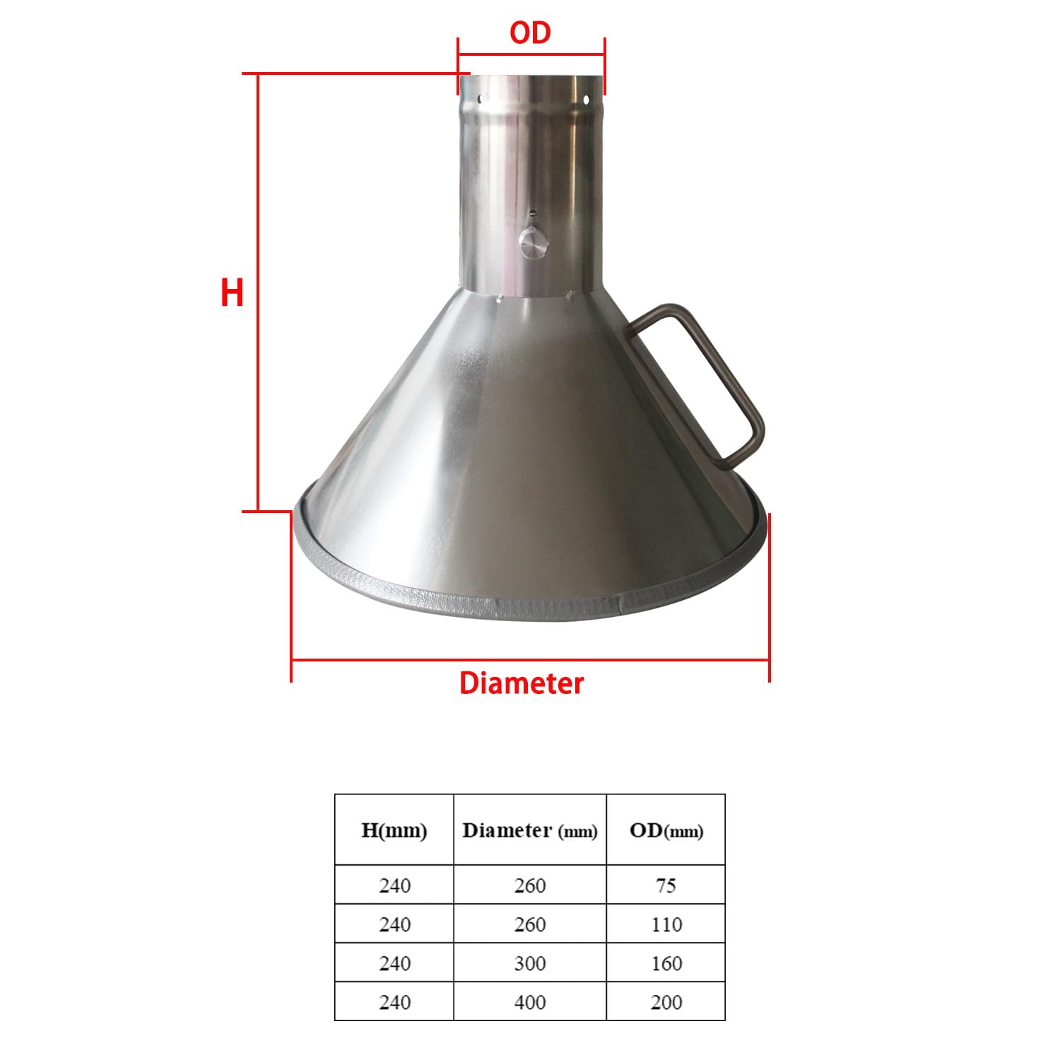 Extractor campana extractora de humos de soldadura industrial acero inoxidable para soldadura brazo extractor laboratorio sistema de extracción de aire industrial (400x200mm 201 Acero inoxidable)