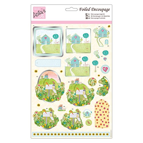 Anita's Foiled Decoupage - Home on The Hill