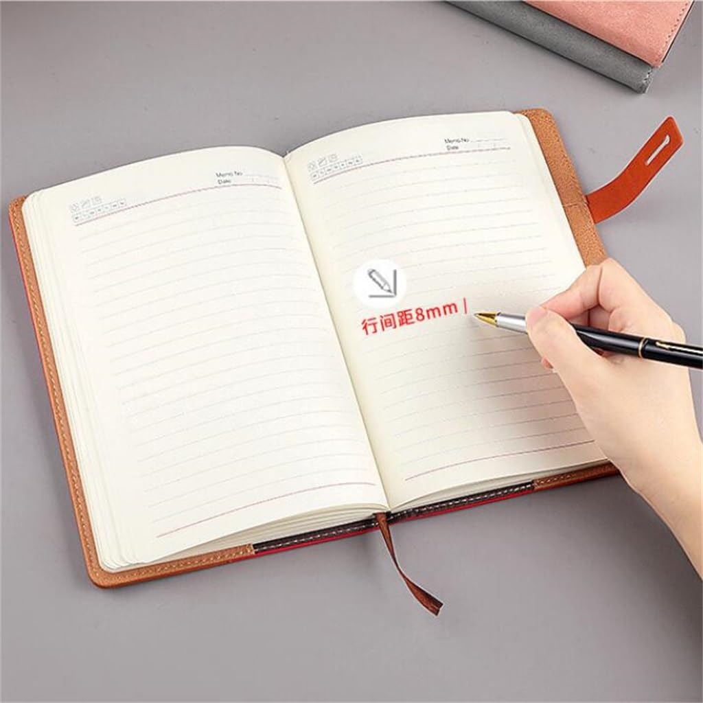 Bloc-Notes Multifonction A5 for Ordinateur Portable, Bureau, avec Boucle, Lot de 6(3)