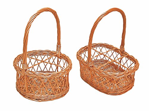 Flaschenkorb rund, braun, Ø 26cm x H 14cm Cover