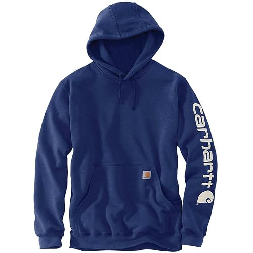 Carhartt Men's Loose Fit Midweight Logo Sleeve Graphic Sweatshirt Closeout