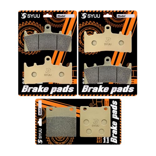 Plaquettes de frein avant arrière GSXR 750 fibre de cuivre S SYUU FA188F FA063R